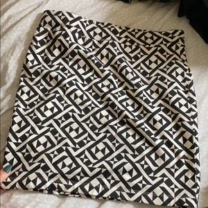 forever21 geo print bodycon skirt